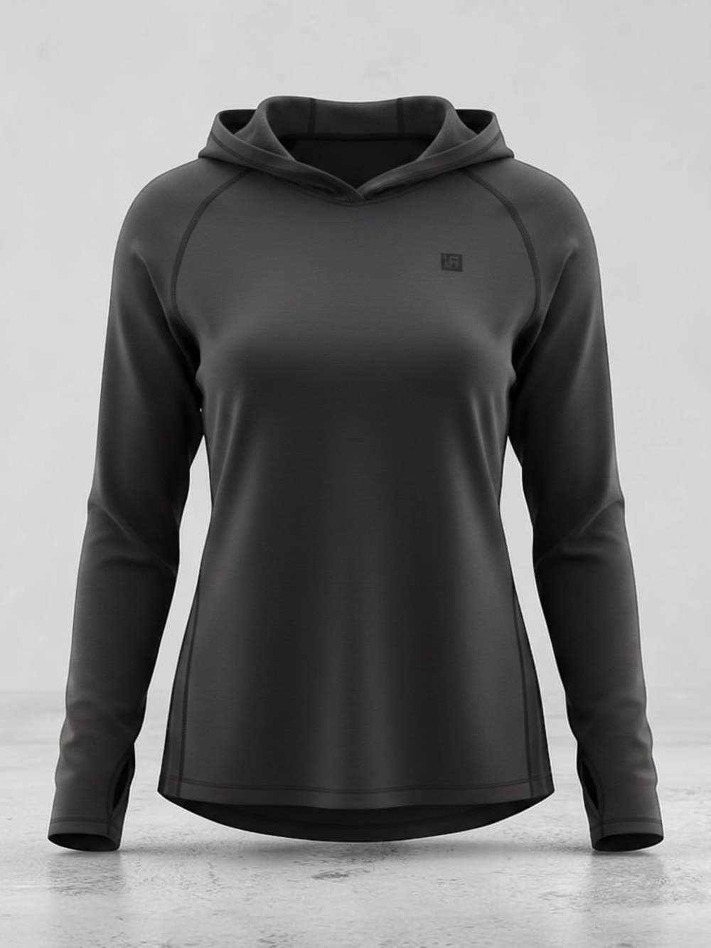 Liverpool Black Long-Sleeve Hooded Pullover